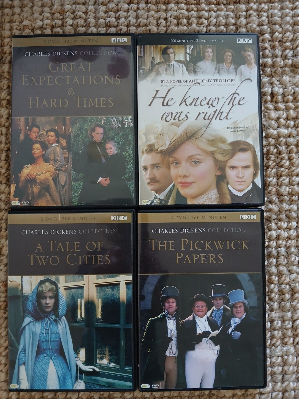 Charles Dickens Collection & He Knew He Was Right DVD's, Verzenden, Historisch of Kostuumdrama, Nederlands, Vanaf 12 jaar