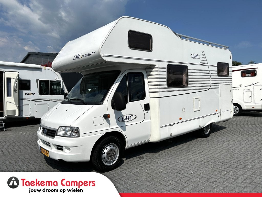 LMC Liberty A 620 xl-garage/128pk/bar-zit/2004/alkoof, Caravans en Kamperen, Alkoof, Fiat, 6 tot 7 meter, Bedrijf