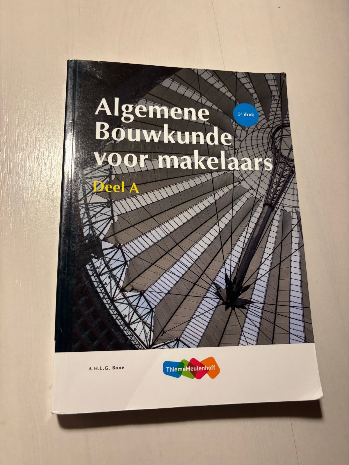 Algemene Bouwkunde voor makelaars Deel A (5e druk), Boeken, Ophalen of Verzenden, Gamma, Zo goed als nieuw, HBO