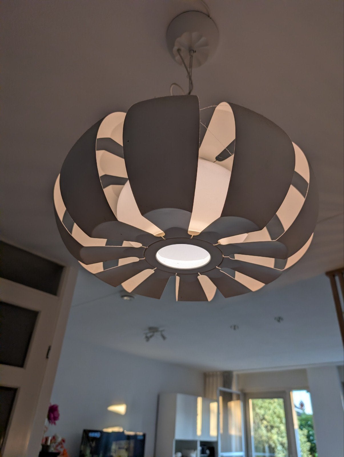 IKEA Plafondlamp wit, Huis en Inrichting, Ophalen of Verzenden, Zo goed als nieuw, Modern, Minder dan 50 cm