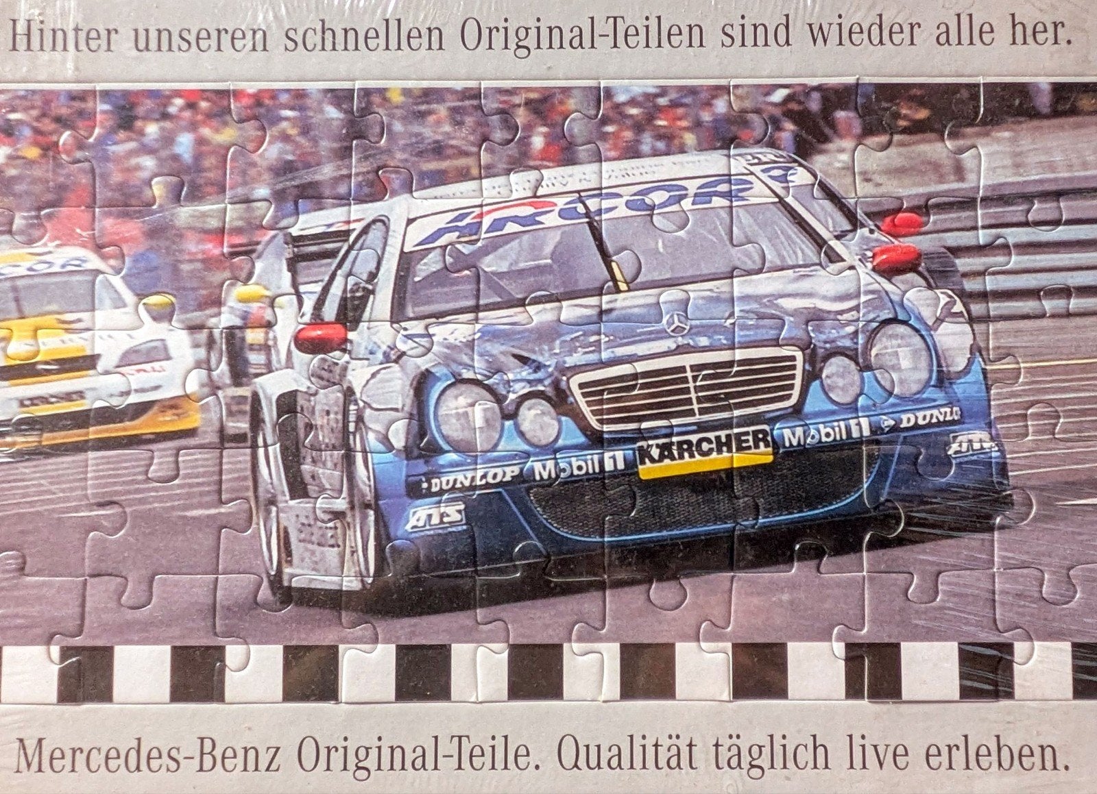 Mercedes-Benz DTM raceauto legpuzzel, Ophalen of Verzenden, Minder dan 500 stukjes, Nieuw, Legpuzzel