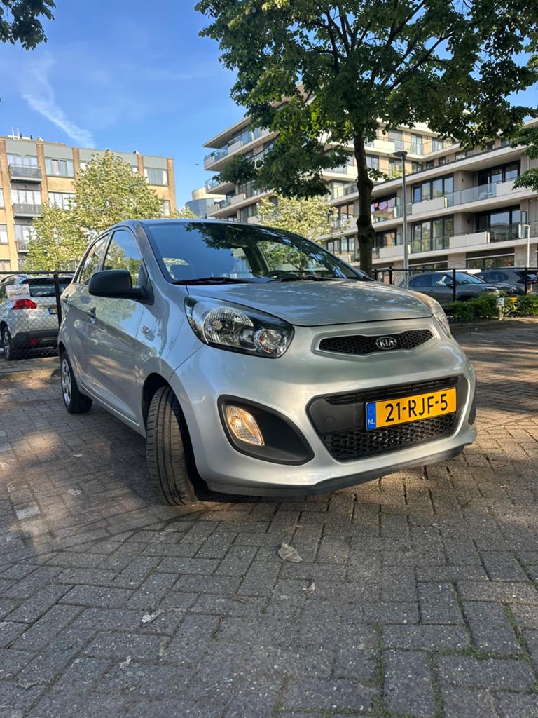 Kia Picanto 1.0 Cvvt 5-DRS 2011 Grijs, Auto's, Voorwielaandrijving, 400 kg, Origineel Nederlands, 24 km/l