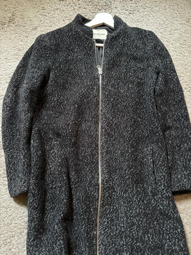 Stradivarius fleece jas merk tussenjas coat mantel vest hip, Ophalen of Verzenden, Zo goed als nieuw