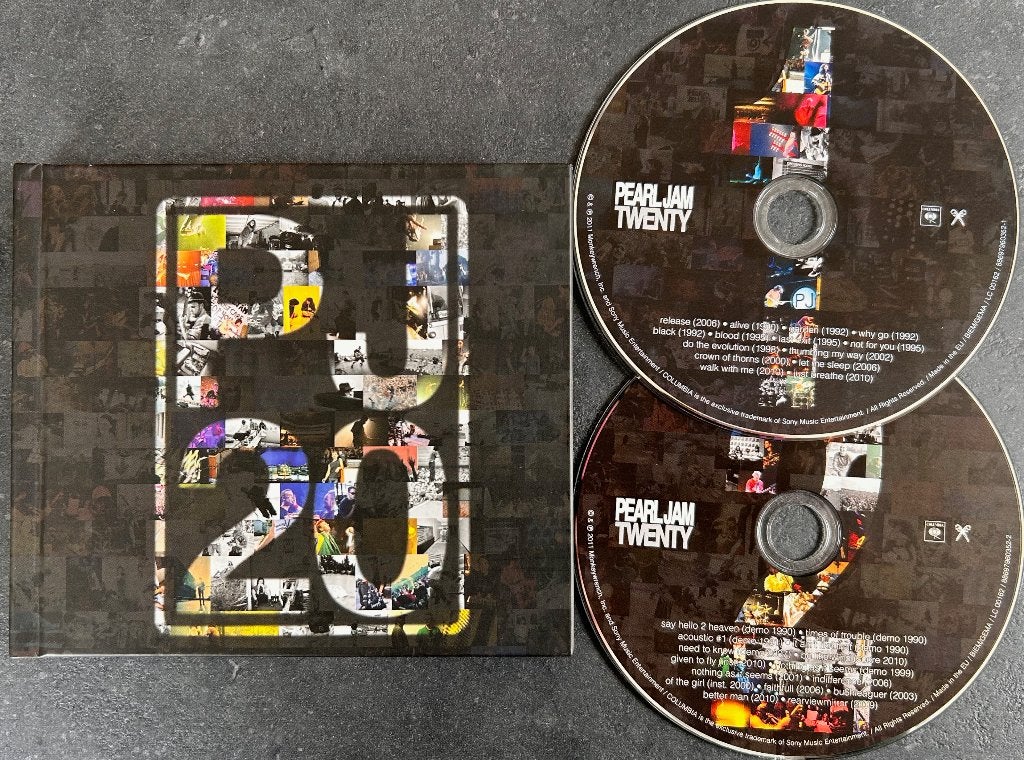 PEARL JAM - Twenty ( 2CD; hard cover book ), Ophalen of Verzenden, Zo goed als nieuw, Classic Rock, Inclusief boekje