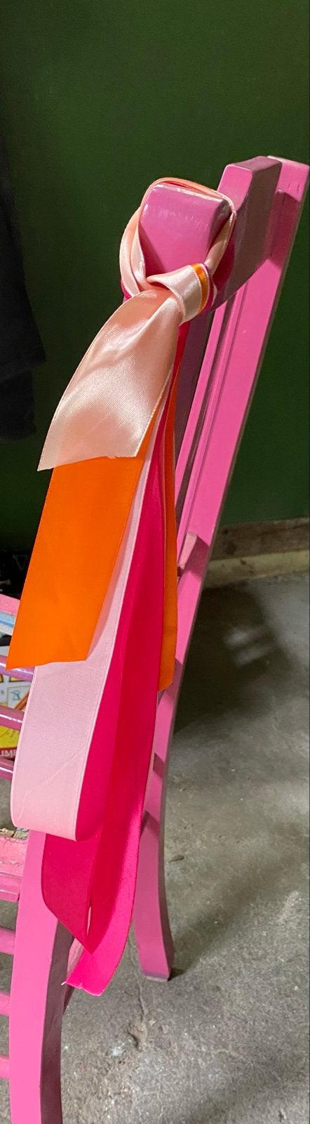 Diverse satijnen linten in roze en oranje tinten | Bruiloft, Gebruikt, Overige thema's, Textiel, Meerkleurig