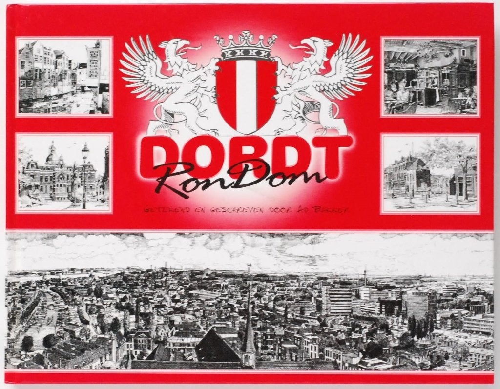 Dordt rondom - Illustraties en gedichten (1997), Verzenden, 20e eeuw of later, Zo goed als nieuw