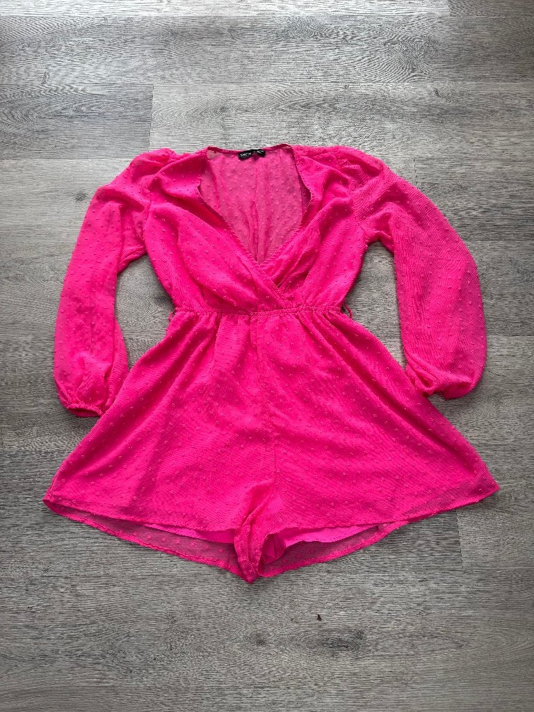 SHEIN jumpsuit felroze Nieuw maat S DW, Nieuw, Ophalen of Verzenden, Roze, Maat 36 (S)