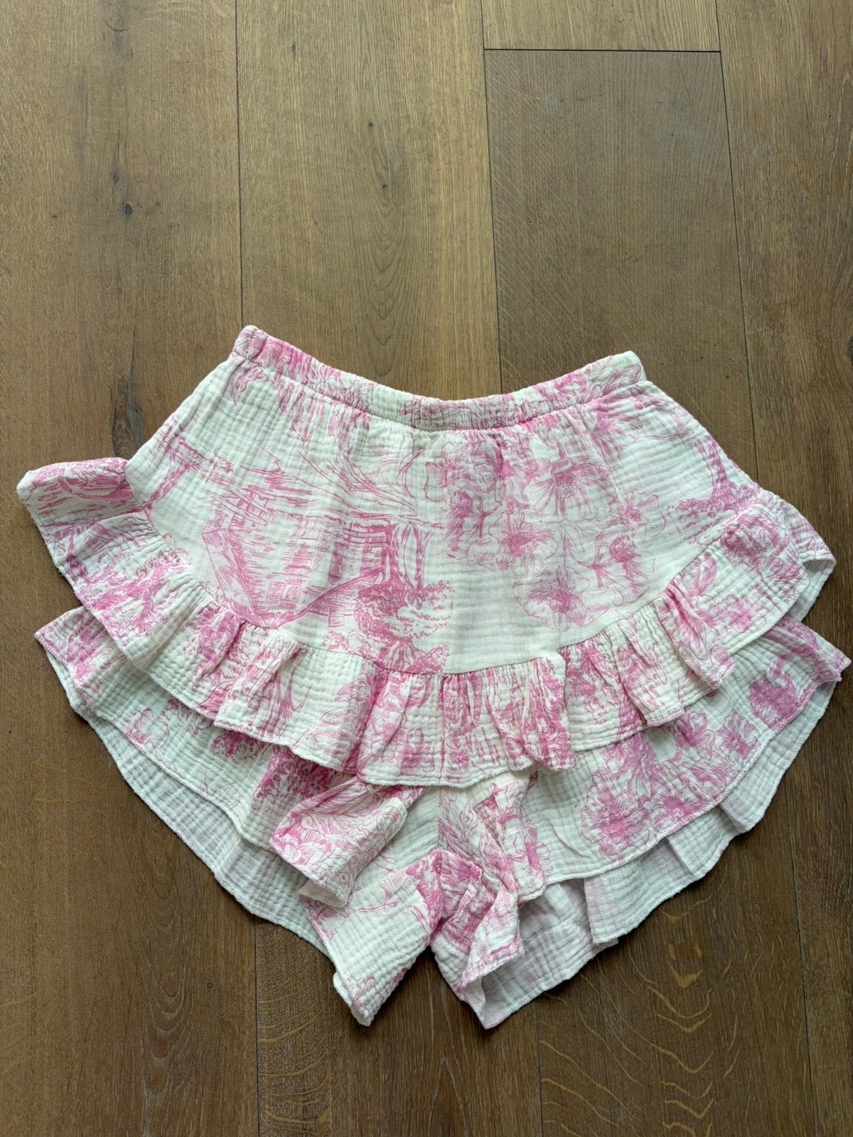 GARCONNE skort wit/roze mt TU, Verzenden, Parijs, Nieuw, Garconne