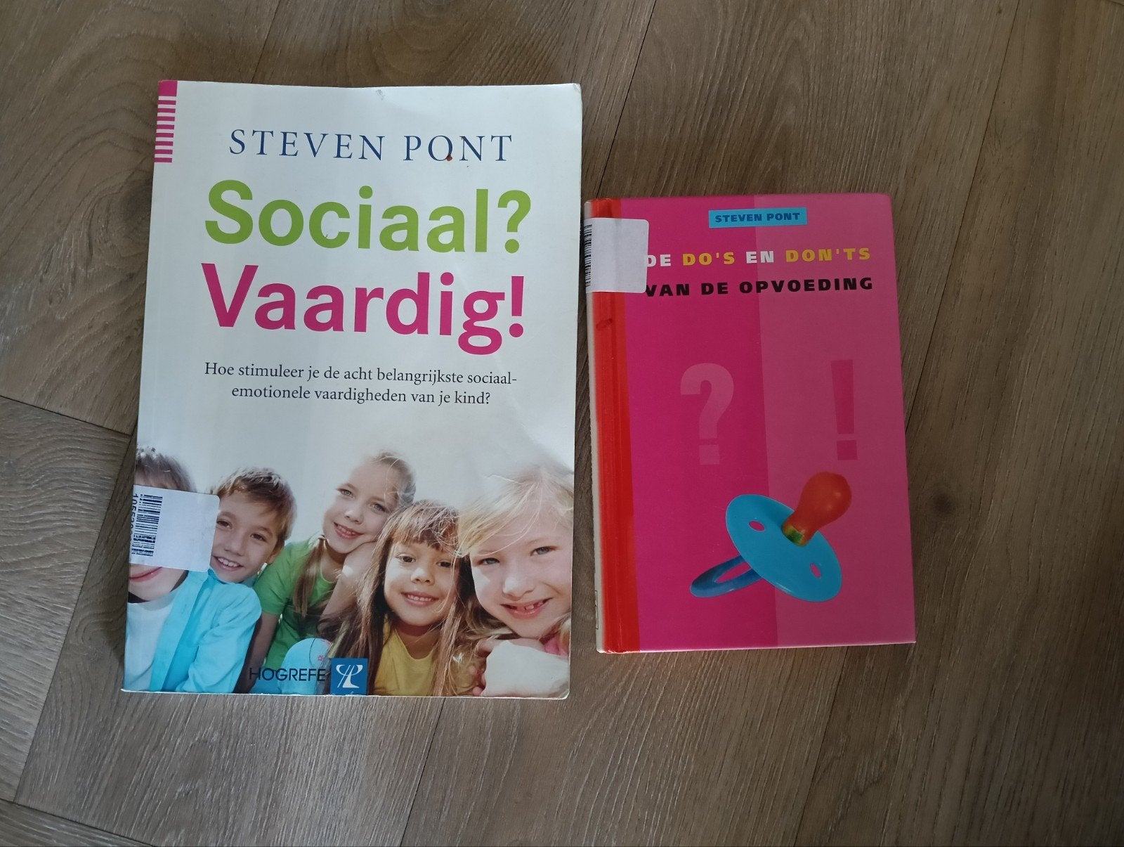 Steven Pont boeken opvoeding, Ophalen of Verzenden, Zo goed als nieuw