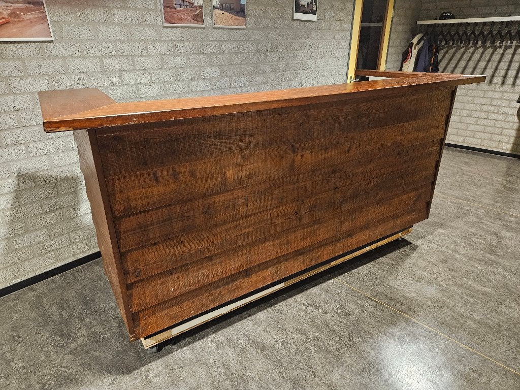 Houten bar, Ophalen, Gebruikt