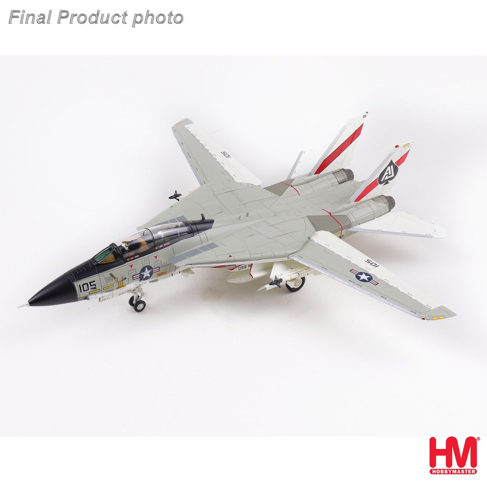 Hobby Master HA5261 | Grumman F-14A Tomcat, Ophalen, Schaalmodel, Nieuw, Pilot Station