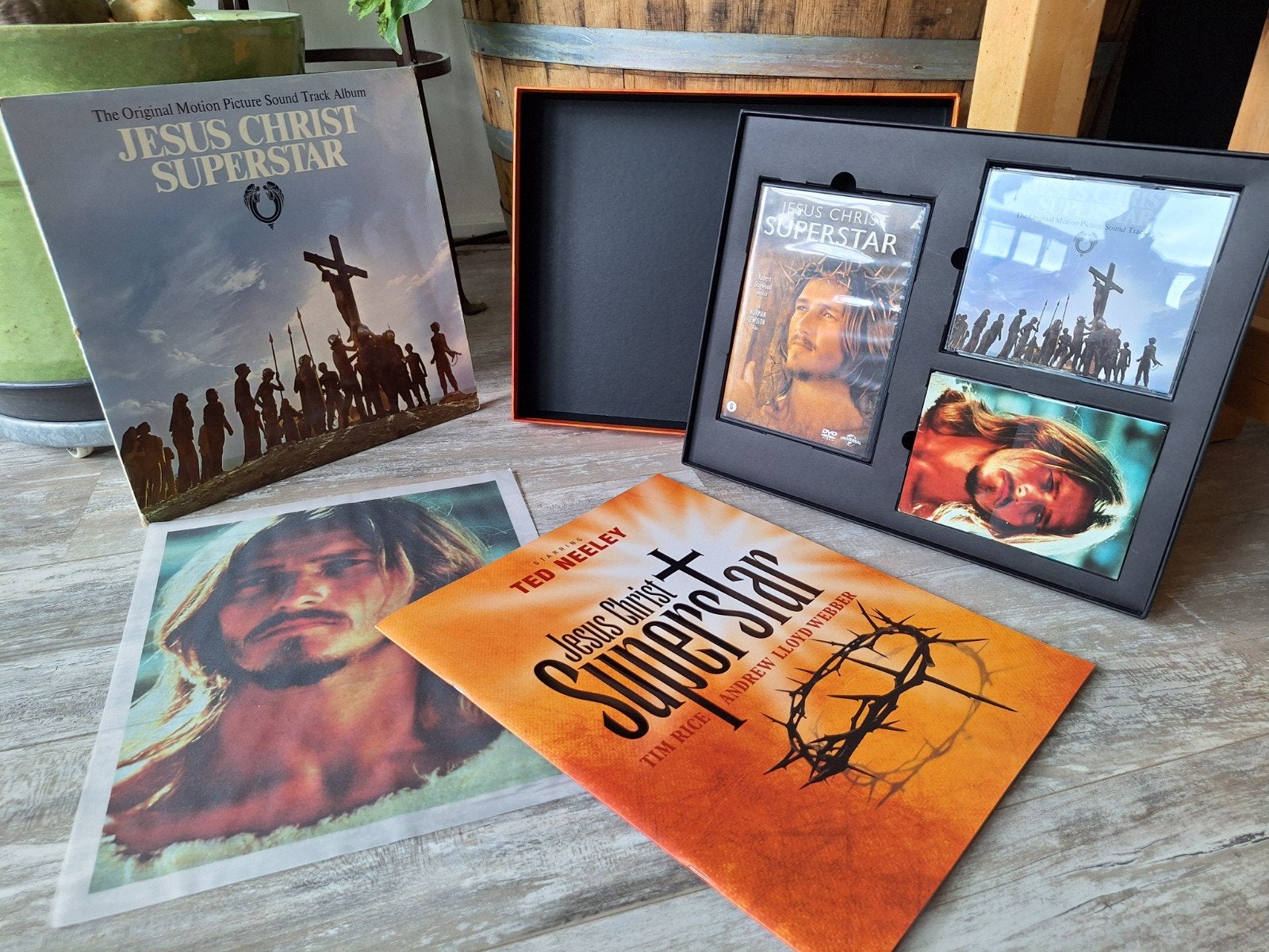 Jesus Christ Superstar collectors Boxset + LP, Boxset, Ophalen of Verzenden, Zo goed als nieuw, 12 inch