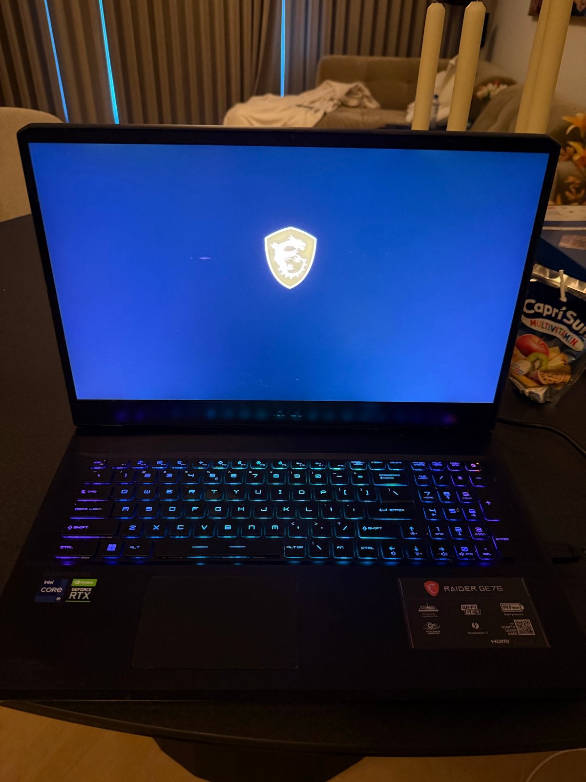 MSI Raider GE76 12UH game Laptop - i9, RTX 3080, 32GB RAM, Computers en Software, Ophalen, Met videokaart, Zo goed als nieuw, Gaming