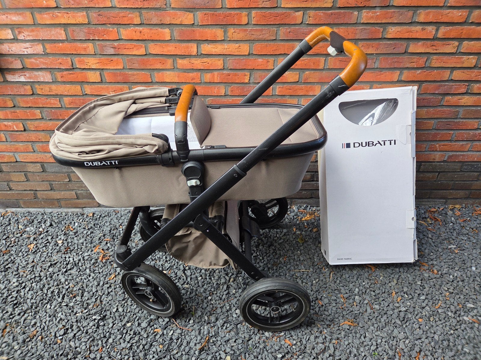 Dubatti kinderwagen, Kinderen en Baby's, Kinderwagens en Combinaties, Gebruikt, Verstelbare duwstang, Ophalen, Kinderwagen