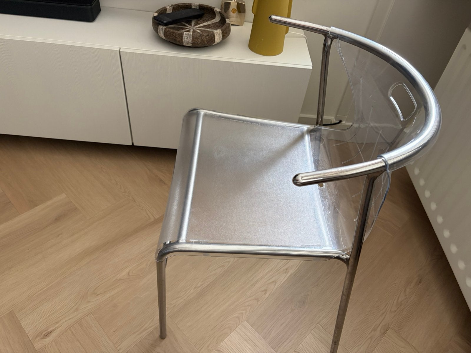 IKEA elmer vintage stoel, Ophalen, Zo goed als nieuw, Wit, Eén