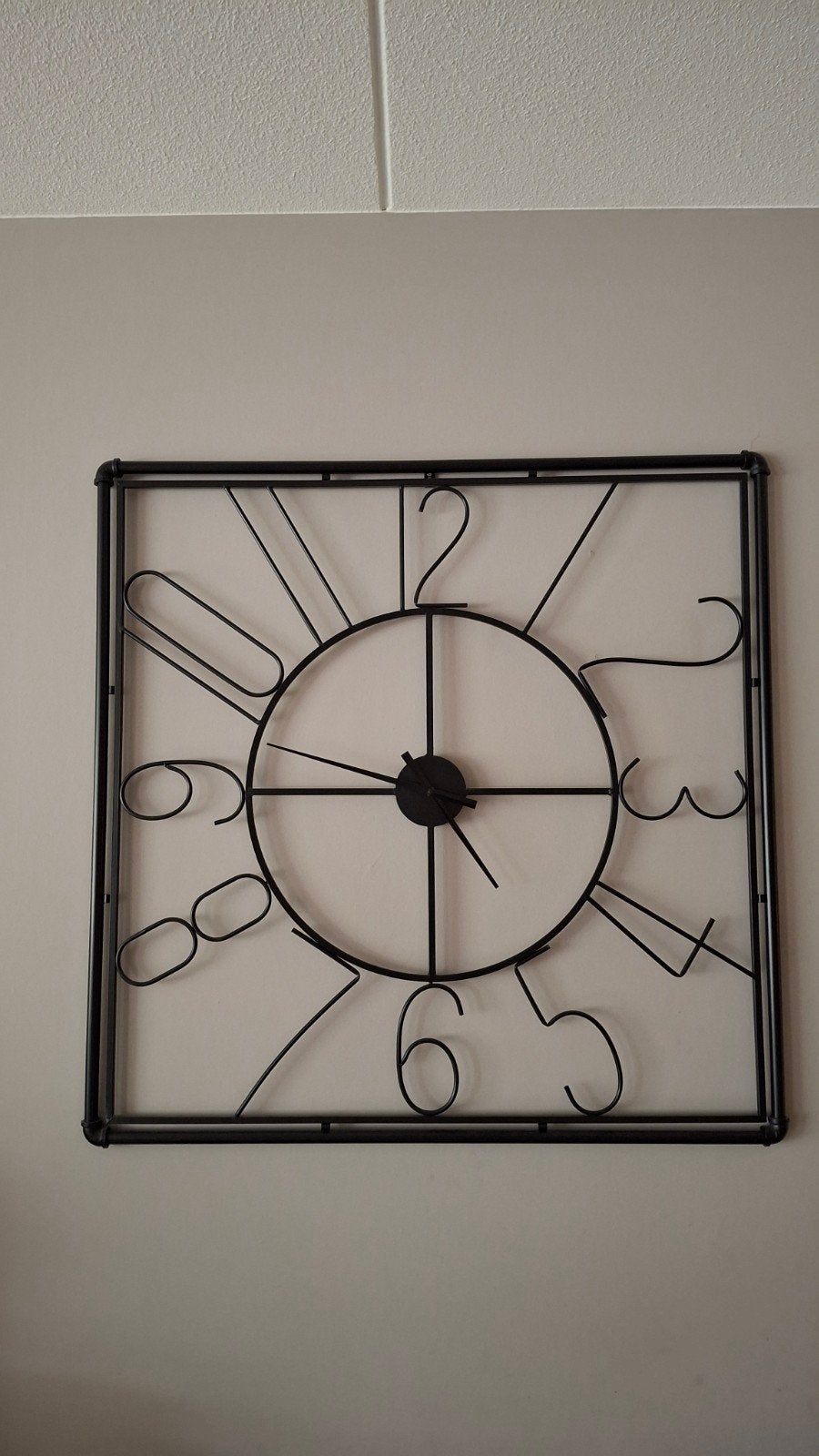 Klok 1 x 1 meter!, Ophalen, Wandklok
