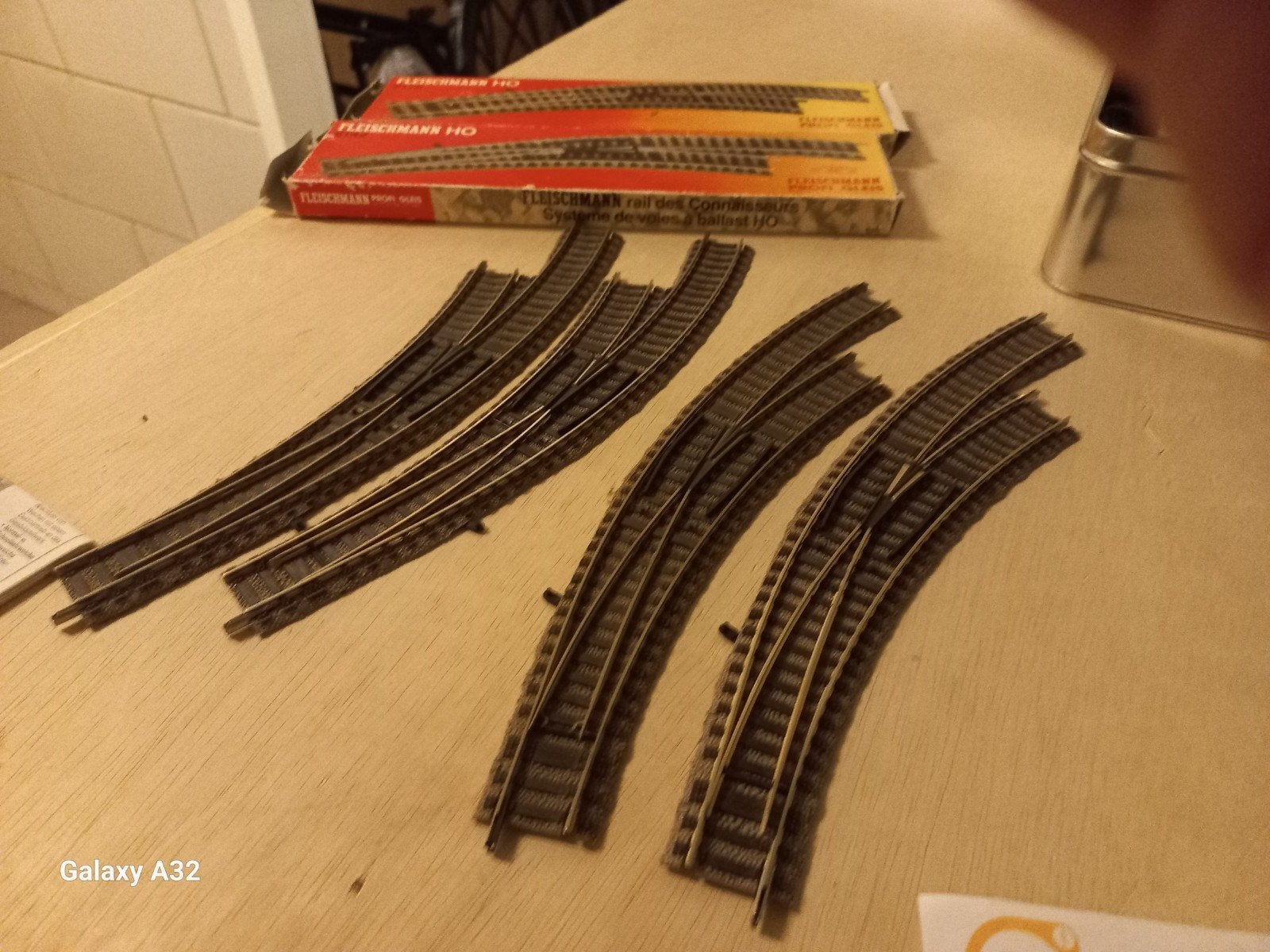 Fleischmann HO Profi Rails Wissels 6142, Hobby en Vrije tijd, Modeltreinen | H0, Gebruikt, Rails, Gelijkstroom, Fleischmann, Ophalen of Verzenden