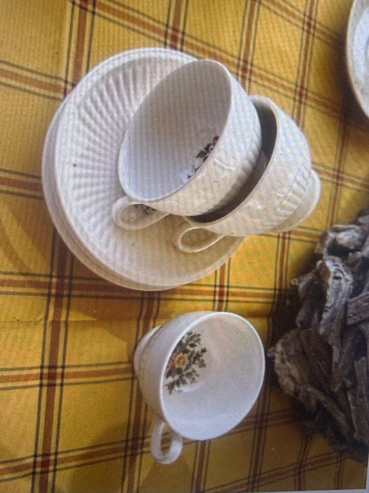 Wedgwood "Conway" kop en schotel  3x - Made in England, Ophalen