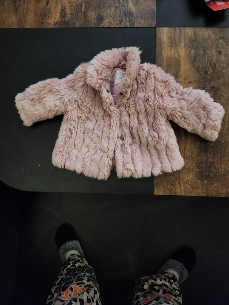 Roze jasje maat 74, Kinderen en Baby's, Ophalen of Verzenden, Zo goed als nieuw, Meisje, Jasje