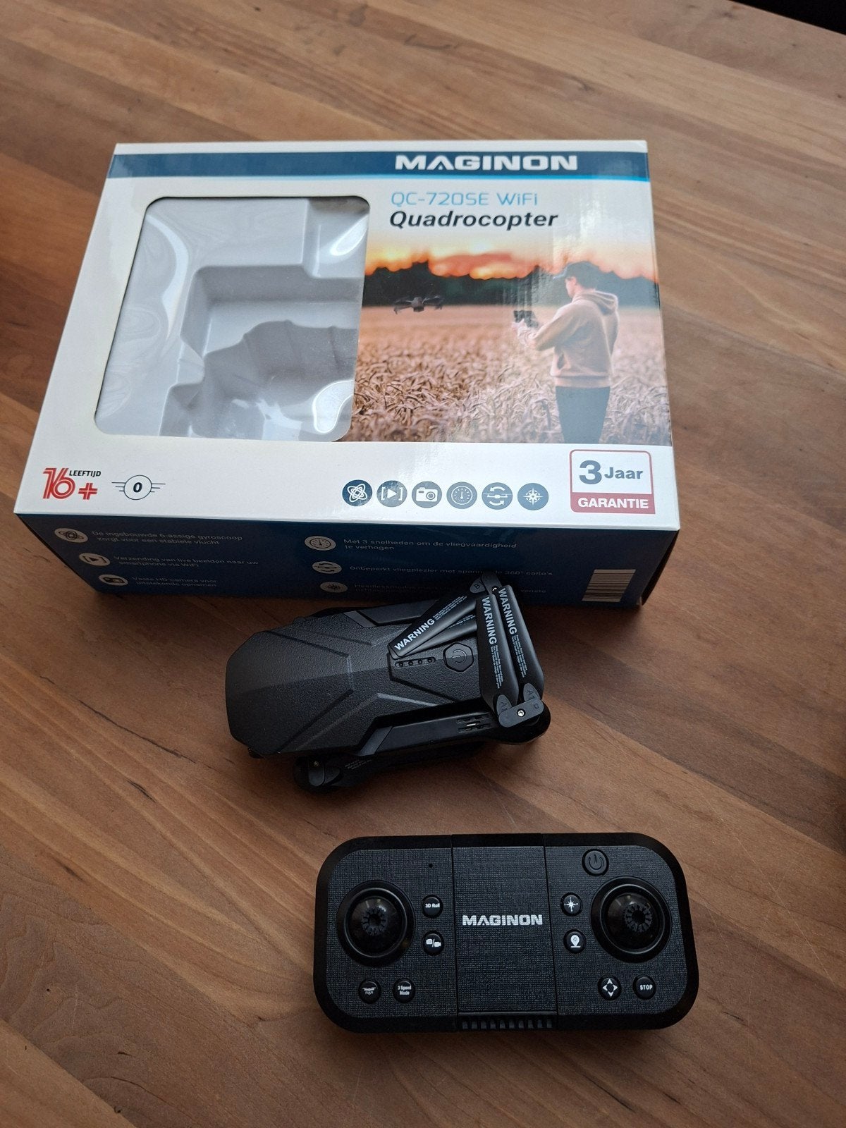Maginon QC-720SE WiFi Quadrocopter - Zo goed als nieuw, Cameradrone, Overige merken, Bediening via smartphone, Minder dan 100 meter