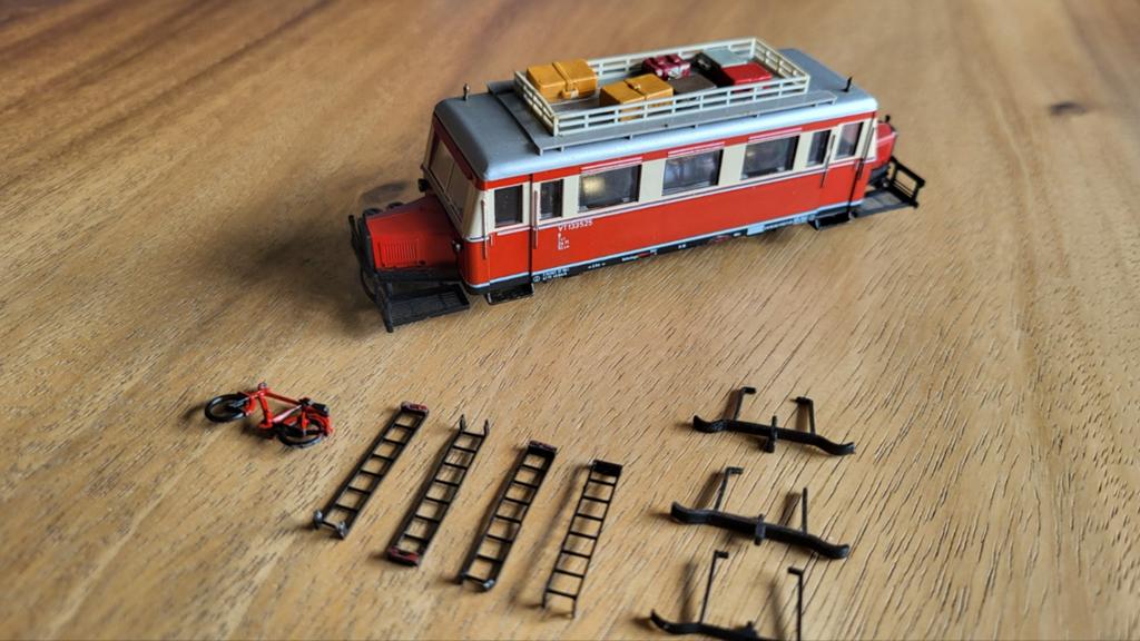 Bemo Schienenbus Bauart Wismar H0e/H0m - 1009915, Overige merken, Ophalen of Verzenden, Zo goed als nieuw, Gelijkstroom