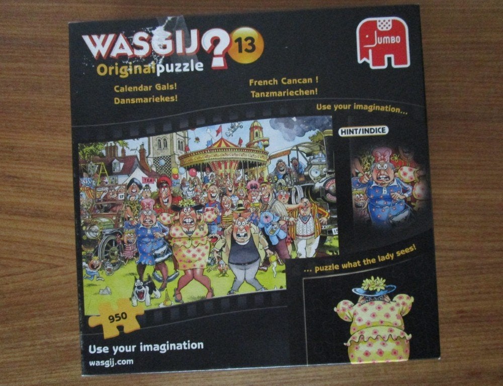 Nr.2: Puzzel van Wasgij 950 stukjes Jigsaw puzzle nr 13, Ophalen of Verzenden, 500 t/m 1500 stukjes, Zo goed als nieuw, Legpuzzel