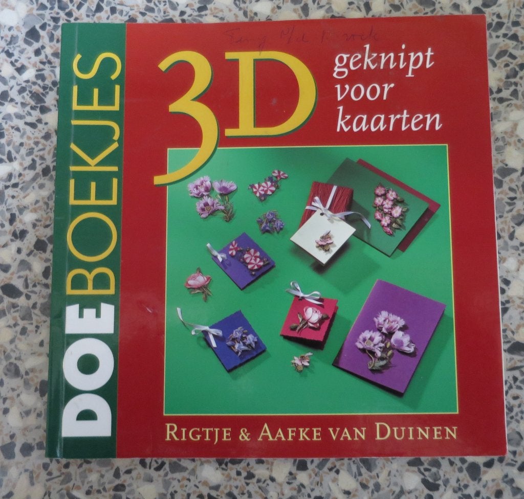 Doe boekje voor het maken van 3D kaarten, Hobby en Vrije tijd, Kaarten | Zelf maken, Ophalen, Zo goed als nieuw, Overige thema's
