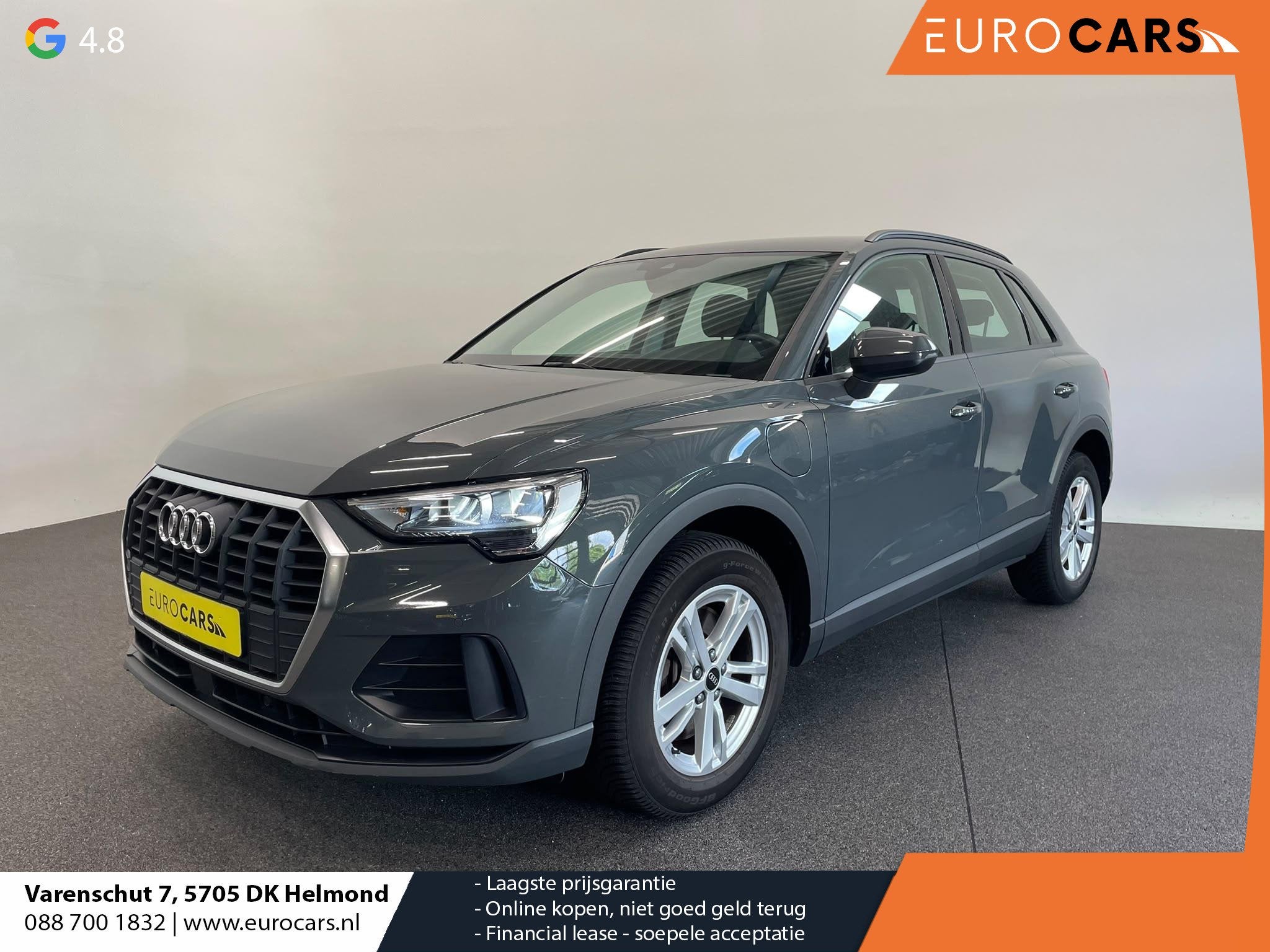 Audi Q3 45 TFSI e S-tronic Navigatie Apple Carplay Android A, Auto's, Audi, Stof, Gebruikt, Parkeersensor, Plug-in hybride
