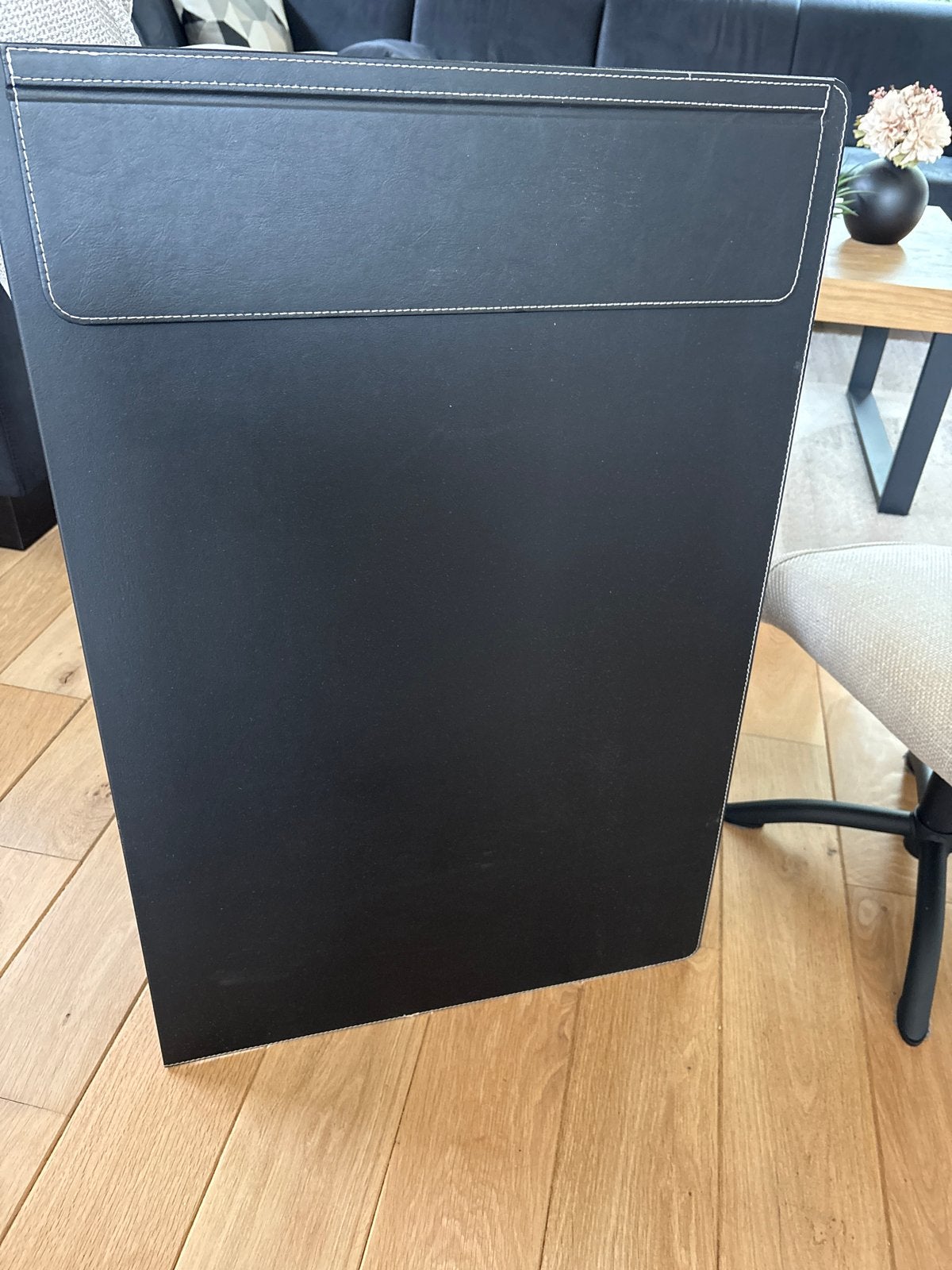 IKEA bureaublad 58x86 cm - Zwart, Ophalen, Gebruikt, IKEA, Zwart