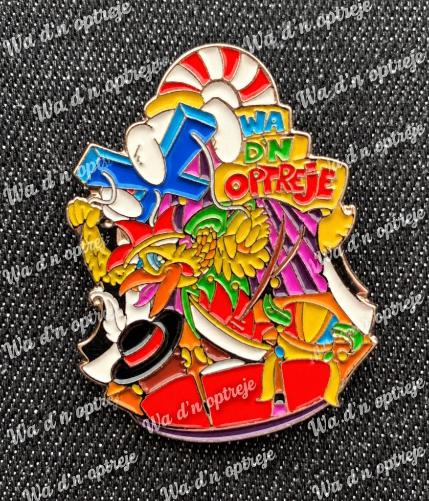 Motto pin Tullepetaon / Tullepetaonestad / Wa d'n optreje, Ophalen of Verzenden, Nieuw, Stad of Land, Speldje of Pin