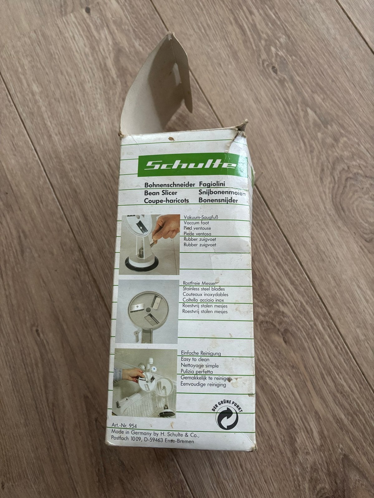 Schulte Bonensnijder - Vintage Keukenhulp, Kunststof, Ophalen of Verzenden, Wit, Overige merken