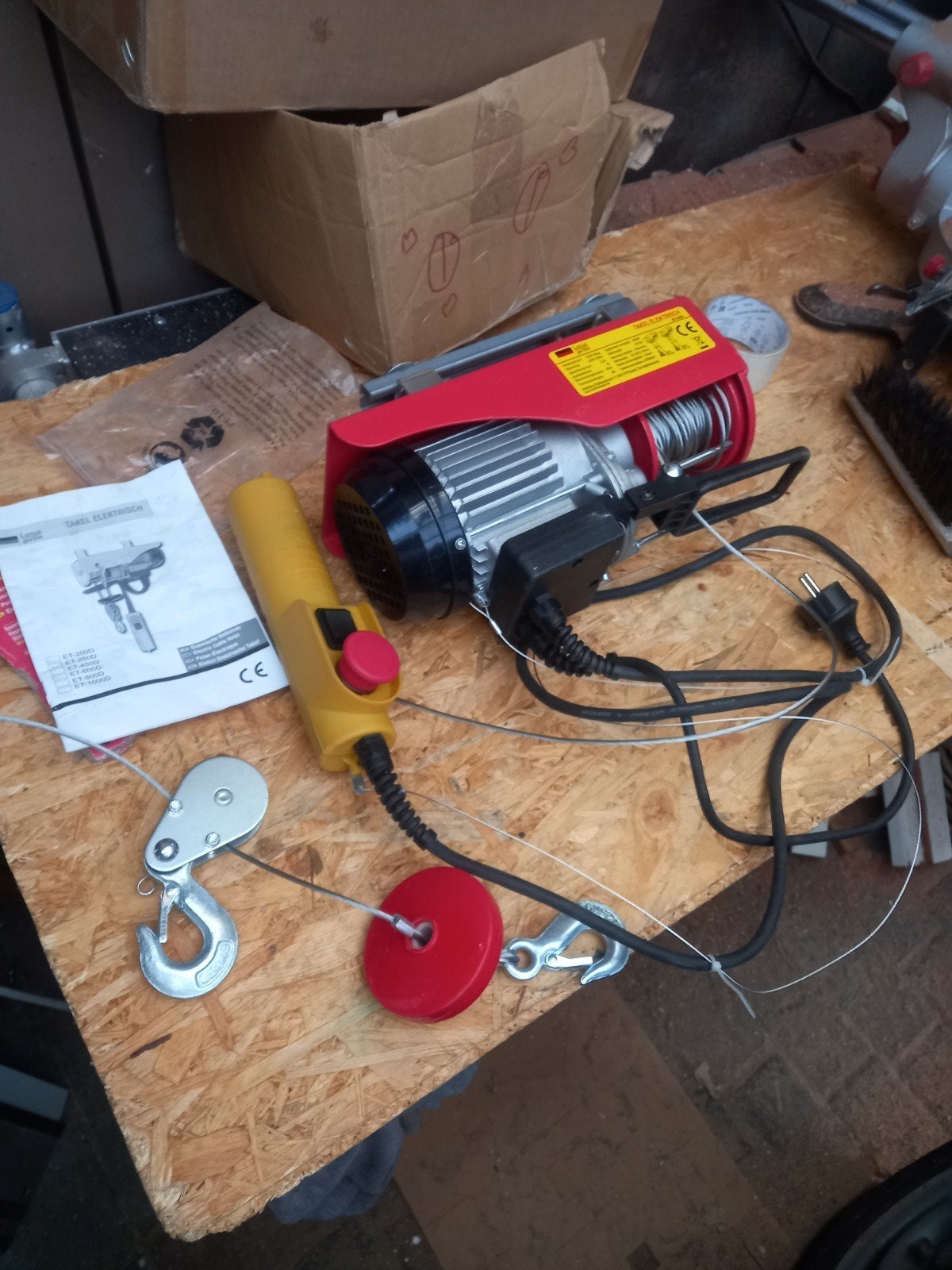 Elektrische takel - Zo goed als nieuw, Ophalen of Verzenden, Zo goed als nieuw, Elektrisch