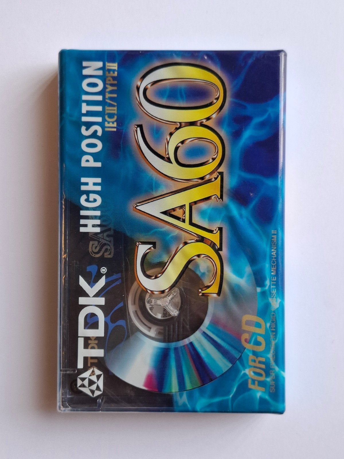 TDK SA60 High Position Cassettebandje - Nieuw in verpakking, Overige genres, 1 bandje, Ophalen of Verzenden, Nieuw in verpakking