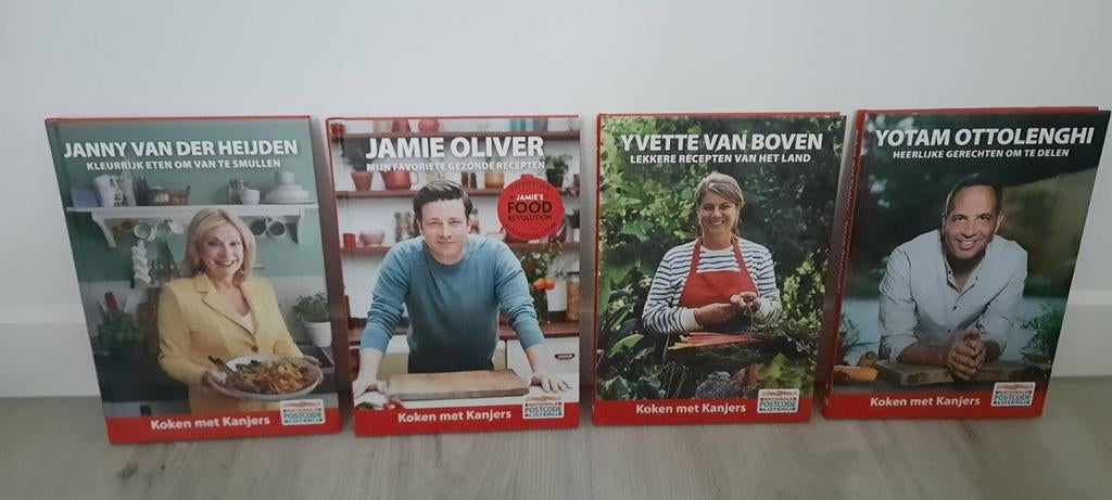 4 kookboeken, Boeken, Kookboeken, Ophalen, Zo goed als nieuw, Overige gebieden