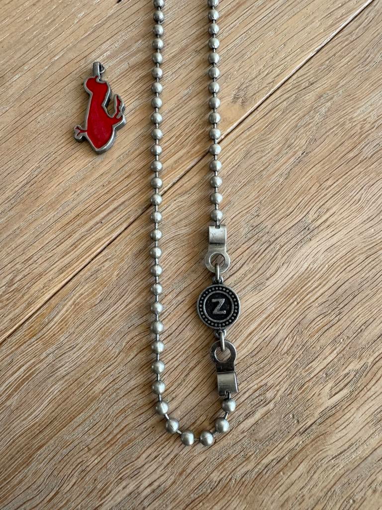 Ketting van JELZ met hanger, Ophalen, Zo goed als nieuw, Zilver, Overige materialen