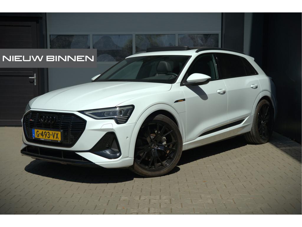 Audi e-tron e-tron 50 quattro Launch edition Black 71 kWh |, Auto's, Automaat, Wit, Origineel Nederlands, Vierwielaandrijving