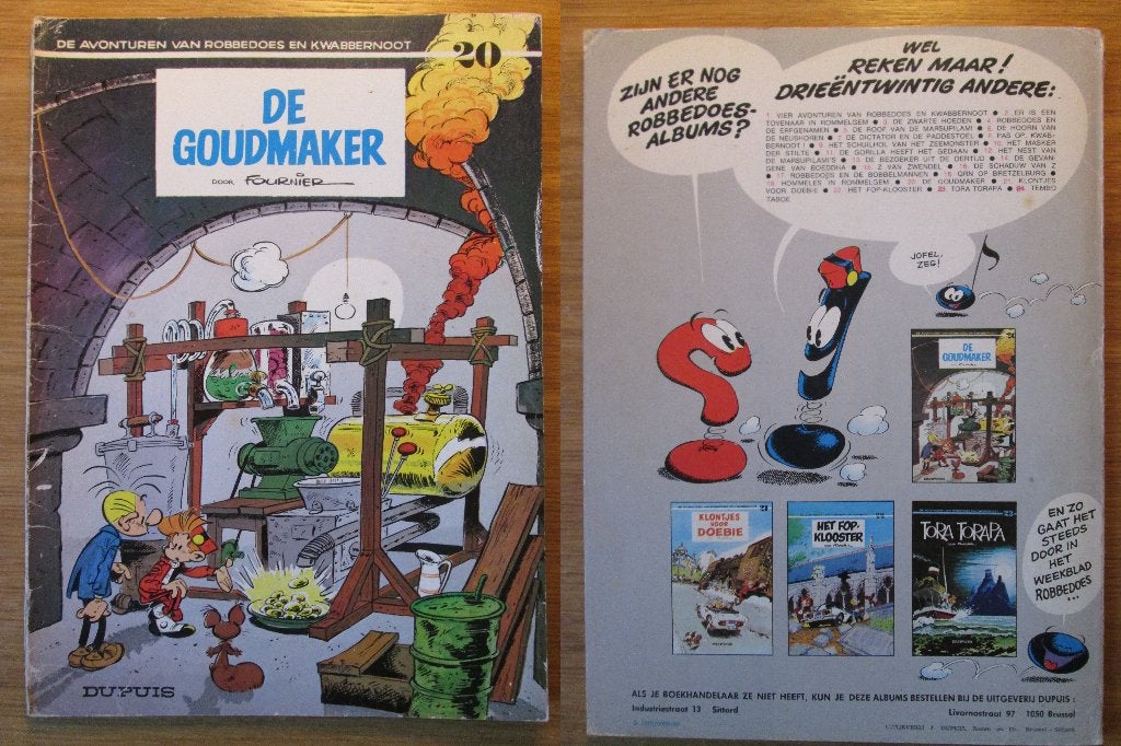 Robbedoes en Kwabbernoot (Fournier), Meerdere stripboeken, Ophalen of Verzenden, Gelezen, Jean-Claude Fournier