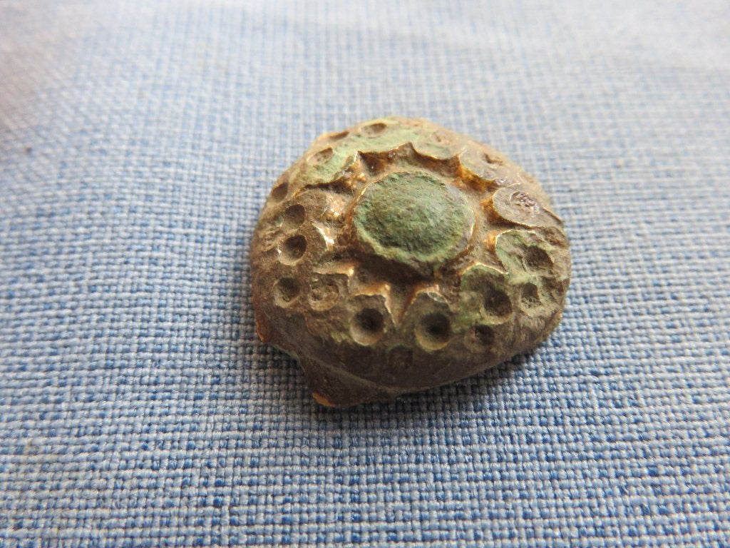 Middeleeuwen – applique in brons - 7e - 9e eeuw A.D., Antiek en Kunst, Antiek | Koper en Brons, Ophalen of Verzenden, Brons