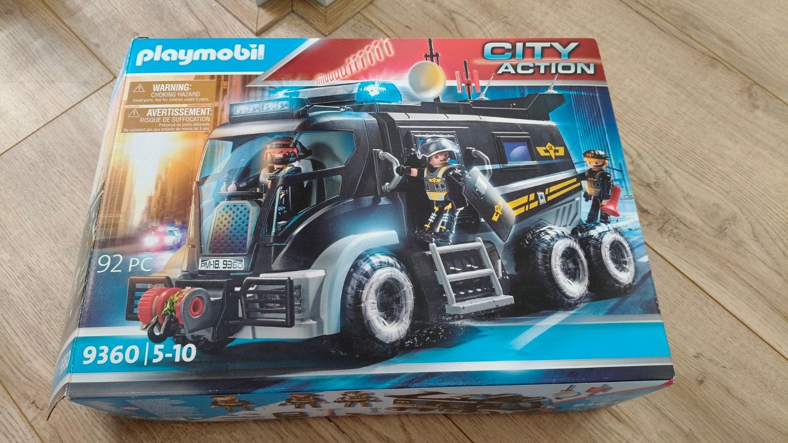 Playmobil 9360 City Action Politie SWAT Truck, Ophalen, Complete set, Voertuig, Zo goed als nieuw