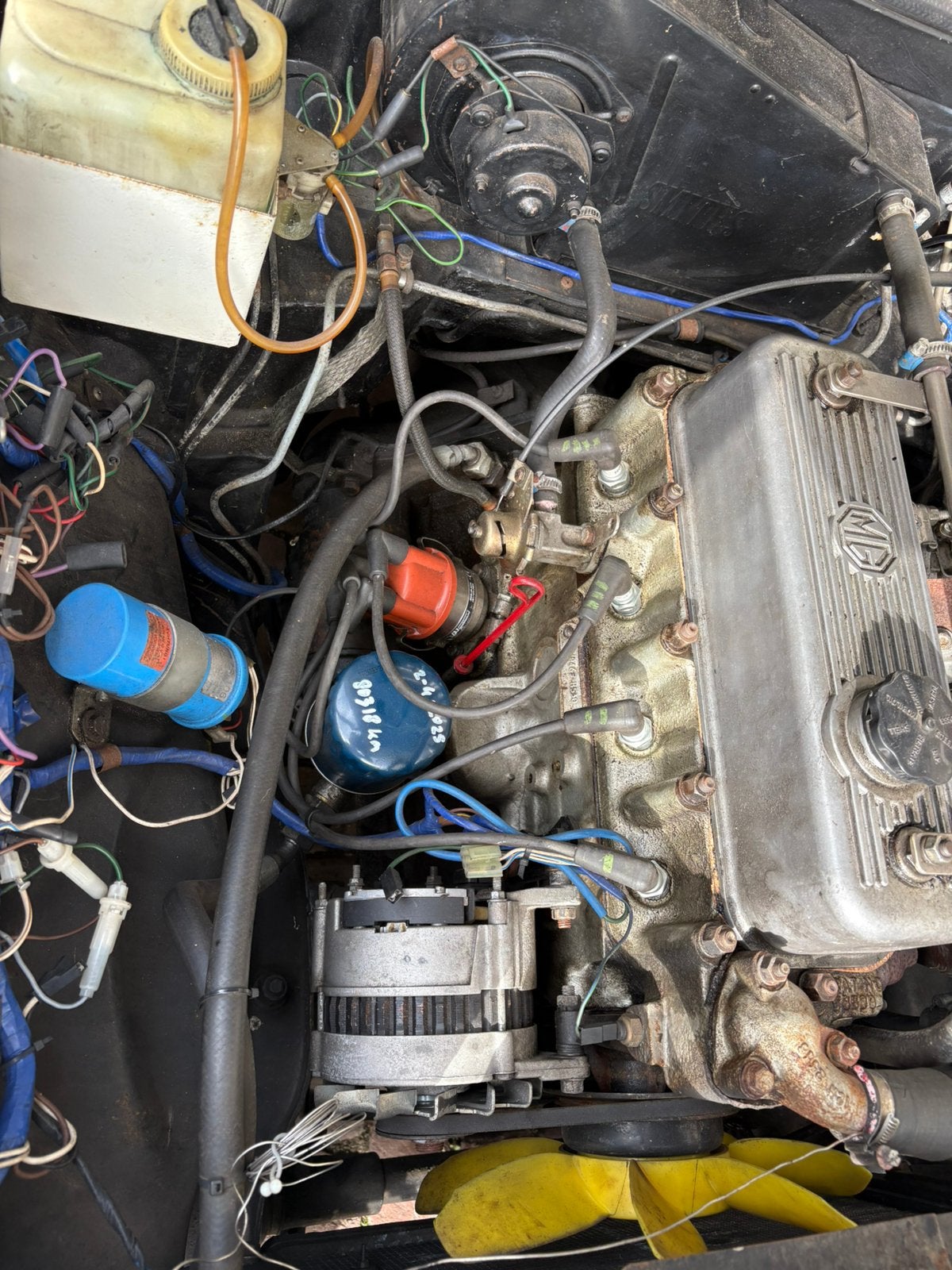 MG B 1.8 Tourner 1976 Geel, foto 11