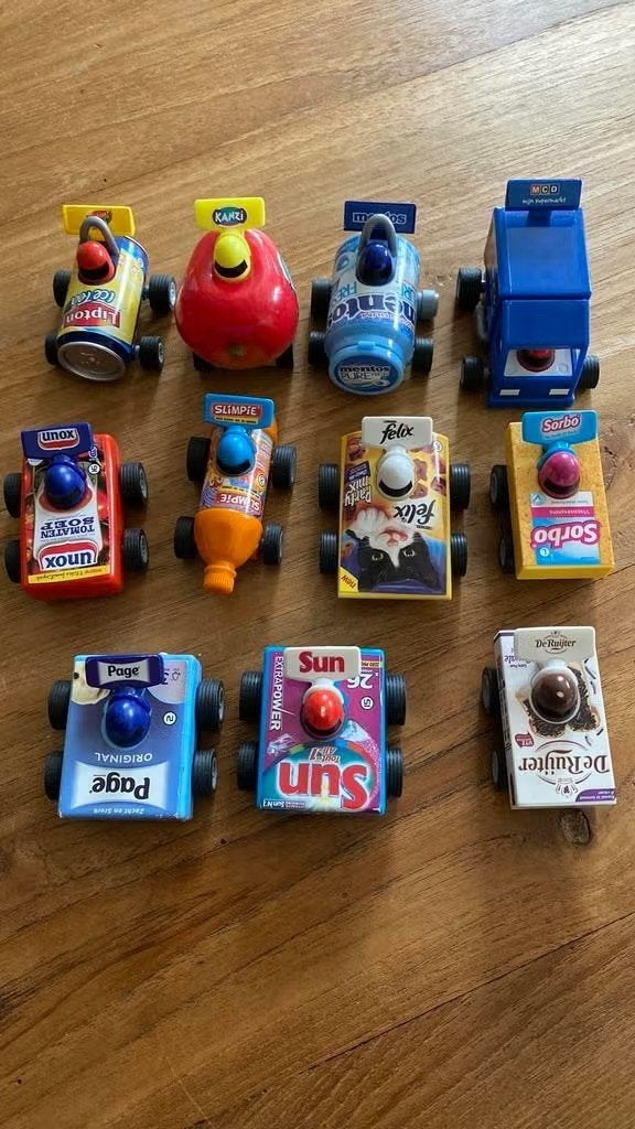 11 x Reclame autootjes - 2013, Ophalen of Verzenden, Zo goed als nieuw, Gebruiksvoorwerp