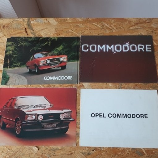 Opel Commodore drie folders origineel Nederlands SET PRIJS, Boeken, Ophalen of Verzenden, Zo goed als nieuw, Opel