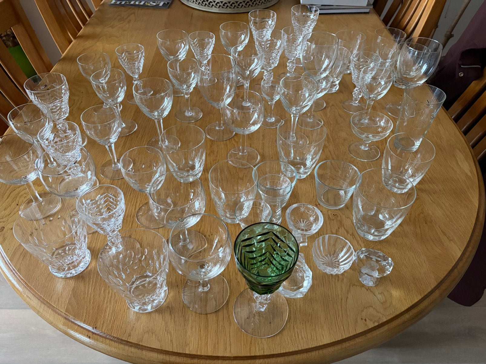 Kristal glazen, Antiek en Kunst, Ophalen of Verzenden