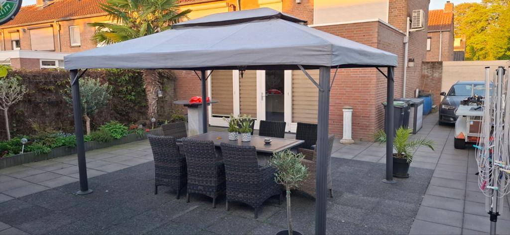 Tuinpaviljoen 3x4m Grizzly, Ophalen, Minder dan 5 meter