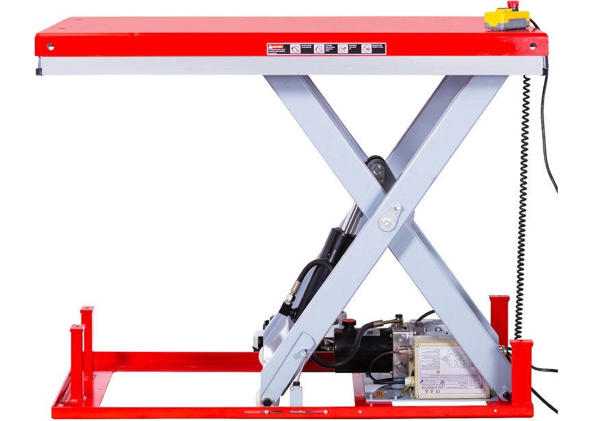 Elektro-hydraulische schaarheftafel 1000MM 2000KG 230V, Ophalen, Nieuw