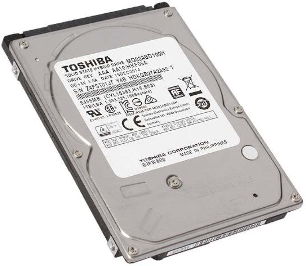 Toshiba 500GB SATA 2.5" THIN SSHD MQ02ABF050H, Intern, Toshiba, Ophalen of Verzenden, Zo goed als nieuw