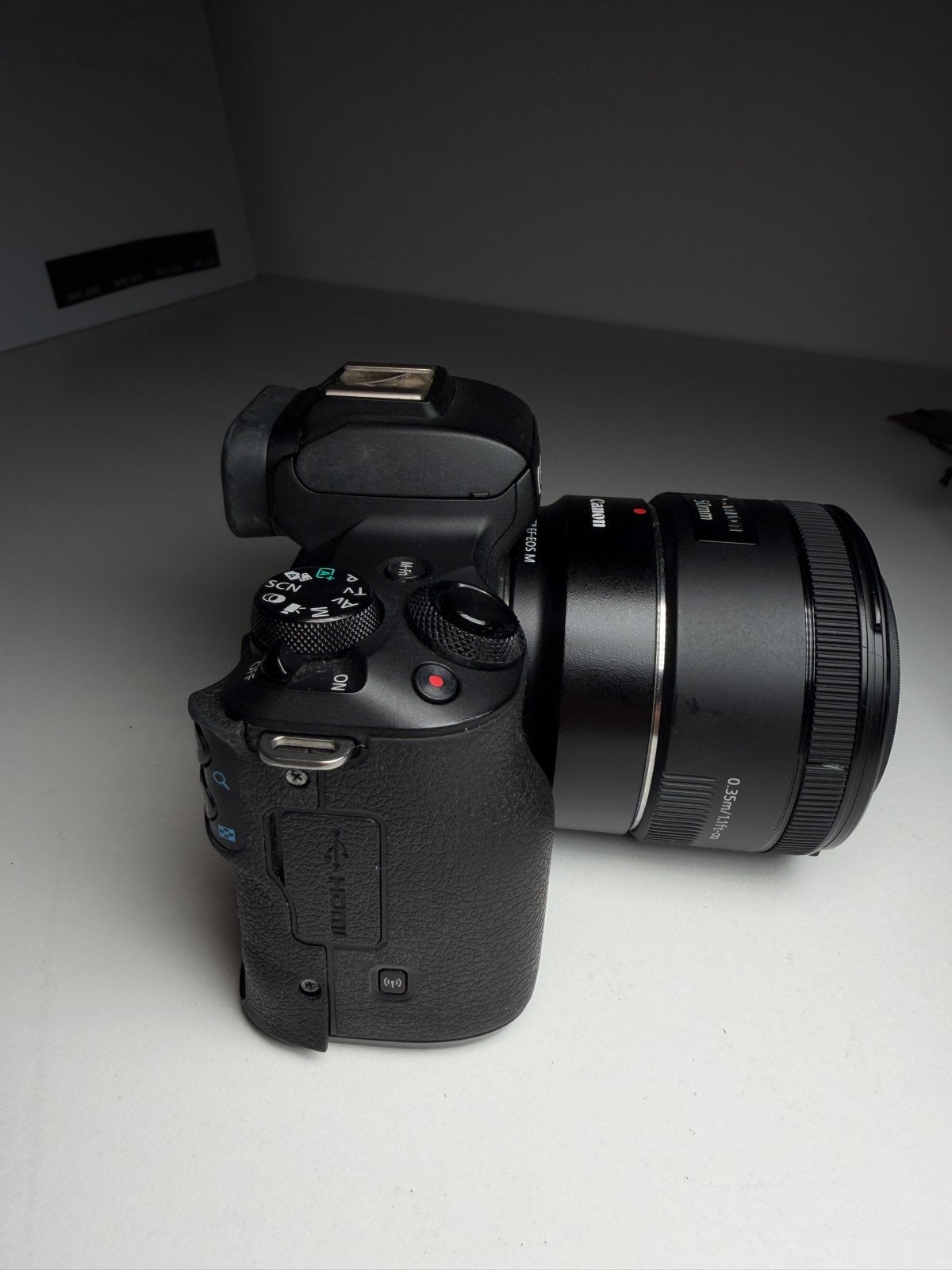 Canon EOS M50 Mark II + 50mm f/1.8 + EF-EOS M Adapter, Audio, Tv en Foto, Fotocamera's Digitaal, Ophalen, Gebruikt, Spiegelreflex