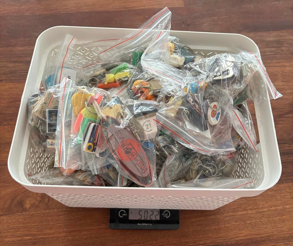 Sleutelhangers verzameling (5,9 kg), Ophalen of Verzenden, Gebruikt