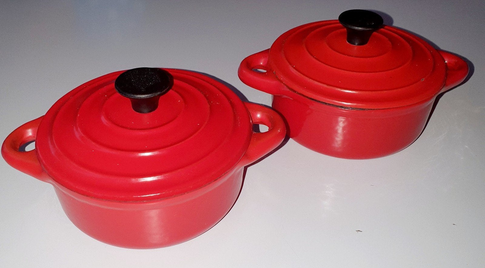 Mini stoof/braadpannetjes gietijzer TGFF vintage bbq, Ophalen, Zo goed als nieuw, Gietijzer, Koekenpan of Braadpan