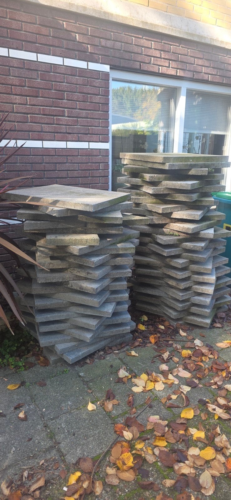 Tegels 60x60, Ophalen, Grijs, 15 m² of meer, Overige typen